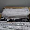 Nakagishi Area Rugs 9x12 Living Room: Washable Boho Large Neutral Modern Soft Farmhouse Rug Stain Resistant Indoor Non-Slip Accent Carpet for Bedroom Nursery Kids Playroom Office Dining Room- Gray