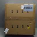 RGB Ceiling Fans with Lights, 20" Fandelier Low Profile Ceiling Fan with Light, Modern Flush Mount Ceiling Fan Light with Remote/APP Control, Bedroom Chandelier Fan Fixture for Indoor(White)