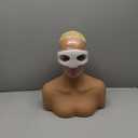 L7 MANNEQUIN Realistic Mannequin Head with Shoulders Plastic mannequin Heads for Wigs Earrings Hat Sunglassess Display
