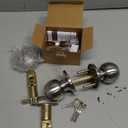 Danco Mobile Home Entrance Door Lock, Brushed Nickel, 61801