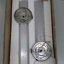 Brushed Nickel Bathroom Sconces Wall Lighting 18W LED Dimmable Vanity Light Fixture, 3000K Modern Wall Light Fixtures Indoor Wall Lamps for Bedroom Living Room Mirror Hallway Porch 18 inch (Hardwired (18in-2pcs))