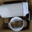 Whirlpool 8,000 BTU Portable Air Conditioner with Dehumidifier for Apartment, Bedroom, Small Rooms up to 200 Sq. Ft., 115V, with 3 Speeds, 24H Timer, and Remote Control, White (Cool Only)