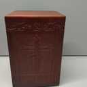Wooden Cremation Urn for Human, Wood Handmade Engraved Decorative Box, Funeral Urns for Adult Male Female Burial or Memorial Keepsake, Urns for Ashes Men Women 6,5(W)×6,5(L)×9,5(H)