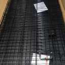 Amazon Basics Durable, Foldable Metal Wire Dog Crate with Tray, Single Door, 48 x 30 x 32.5 in, Black