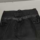 FANGSUN Black Grill Caddy, BBQ Organizer with Lid & Paper Towel Holder, Picnic Griddle Caddy for Outdoor Camping, Barbecue Accessories Organizer, 32L, Black