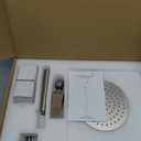 Rainsworth Outdoor Shower Kit with Brass Valve, 8 Inch, Brushed Nickel