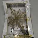 Kurt Adler 10-Light 12-Point Capiz Star and Center Gem Treetop