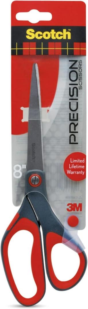 2 Packs Scotch 8 Precision Scissors Great for Everyday Use (1448)