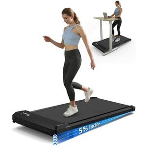 3-in-1 Walking Pad with Incline,2.5 HP Under Desk Treadmill for Home Office,265 LBS Compact Walking Treadmill with LED Display,No Assembly