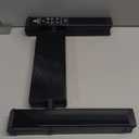 WOA WOA 1 Step Ladder, Lightweight Aluminum Step Stool with Anti-Slip Wide Pedals, No Assembly Required and Foldable Ladder, Safe & Stable for Home, Kitchen, Office, 220 lbs Capacity - Black