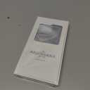 AIGOMARA Slim Frameless for iPhone 15 Pro Case with Screen Protector, Luxury Opalescent Pearl Minimalist Borderless Phone Case for Women Girls, Ultra-Thin Hard Shockproof Case Cover, Purple