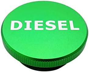 WeiSen Diesel Fuel Cap Magnetic Ram Diesel Billet Aluminum Fuel Cap Compatible with Dodge Ram 1500 2500 3500 2013-2018 (Includes 2 O-Rings)