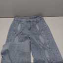 Wide-Leg Pants Women's high-Waisted Straight Leg Baggy Slimming Pant Jeans Size L