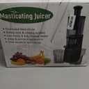 Cold Press Juicer,Slow Masticating Juicer Machines with 5.3" Large Feed Chute for Most Fruits and Vegetables,Easy to Clean Lemon Orange juicer with 250W Motor and High Juice Yield (Obsidian black)