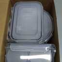 JSCARES 20 PCS Food Storage Containers with Lids Airtight (20 Lids &20 Containers) - Leakproof Meal-Prep Containers for Kitchen Storage Reusable Plastic Microwave/Dishwasher Safe with Labels & Pen