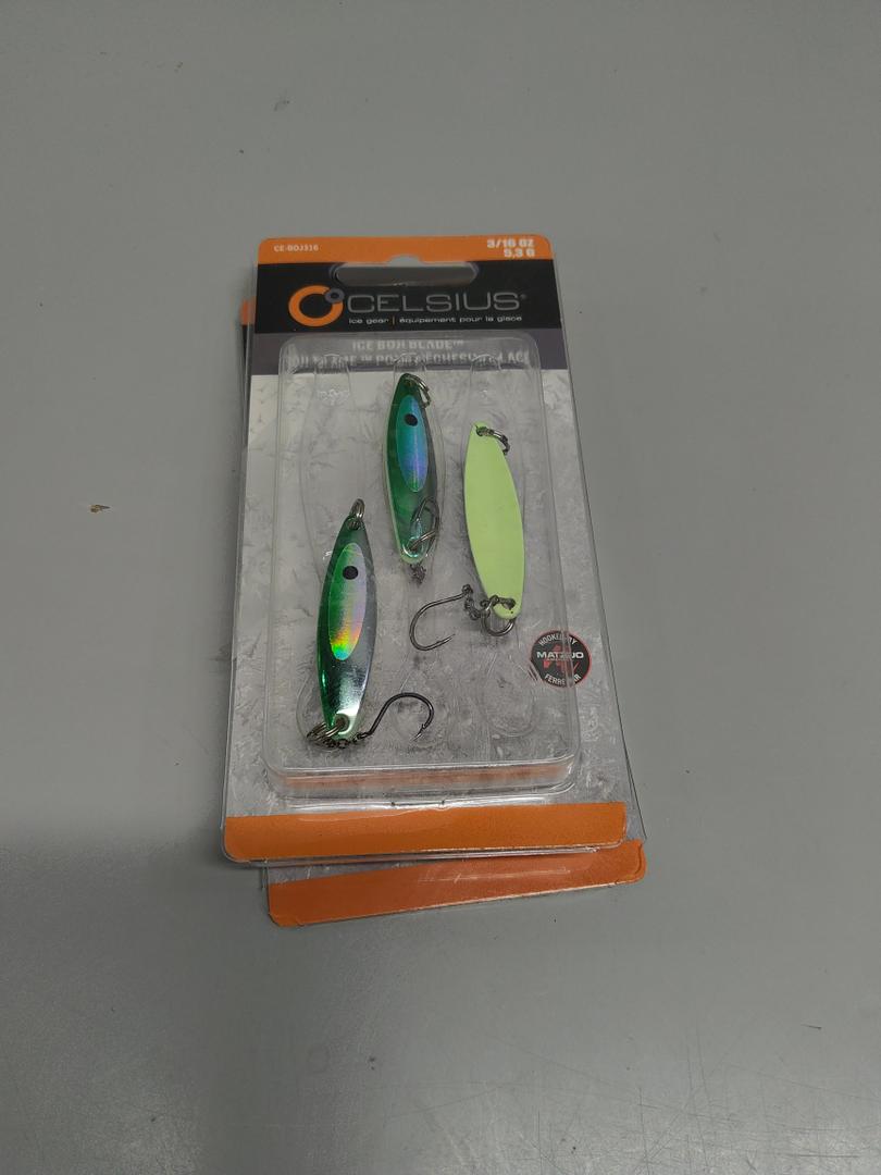 Celsius CE-BOJ316-GE Boji Blade - 3/16th - Green Edge, 2Pack(6 PCS)