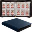 X PRO Graded Card Binder - Holds 60 Graded Slabs, Suitable for PSA and CGC Slabs | 6 Pocket Slab Binder Design | Ringless PSA Slab Binder | PSA Slab Case (Midnight Blue)