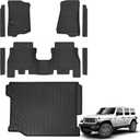 Floor Mats & Cargo Liner for Jeep Wrangler JL 2018-2026 Unlimited 4-Door