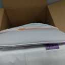 Purple DreamLayer Pillow - Standard Size, Multi-Layered GelFlex Grid & MicroAir Foam for Support & Pressure Relief - Customizable Height with Removable Foam Booster Layers