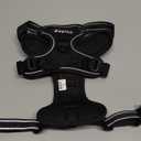 Eagloo Dog Harness Small Sized Dog, No Pull Service Vest with Reflective Strips and Control Handle, Adjustable and Comfortable for Walking, No Choke Pet Harness with 2 Metal Rings, Black, S