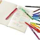 Paper Mate InkJoy Gel Pens, Retractable, Fine Point (0.5mm), Black Ink, 12 Count - Comfortable Grip, Writing, Teacher Supplies