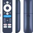 Voice Replacement Remote Control for onn 4K Pro Streaming Device 100135769 (2024), Compatible with ONN Google TV 4K Pro/Plus Streaming Box (Black)
