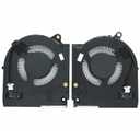 Fleshy Leaf Laptop CPU+GPU Cooling Fan for Dell Alienware M15 R5/R6 Ryzen 5/6 2021 Series, 12V, 4-Pin, 2 Fans
