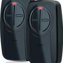 Chamberlain KLIK5U-BK2 Universal Garage Door Opener Remote - Quantity 2