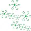 Plant Stem Support,8 Pack Stem Supports for Indoor Plants,Reusable Plastic Plant Stabilizer for Thriving Growth.