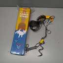 Petbobi Dog Tie-Out Cable and Stake - 20ft Heavy Duty Cable with Spring, No Tangle, 16in Ground Stake, Ideal for Yard, Camping and Beach, Suitable for Small Medium Large Dogs Up to 120 lbs, Black