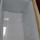 IRIS USA 94 Qt. Stackable Plastic Storage Bins with Lids, 2 Pack - BPA-Free, See-Through Organizing Solution, Latches, Durable Nestable Containers, Secure Pull Handle, Made in USA - Red