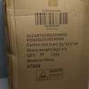 YSSOA Portable Rolling Folding Garden Cart with 360 Degree Swivel Anti-Slip Wheels & Adjustable Handle, 220lbs Weight Capacity, White