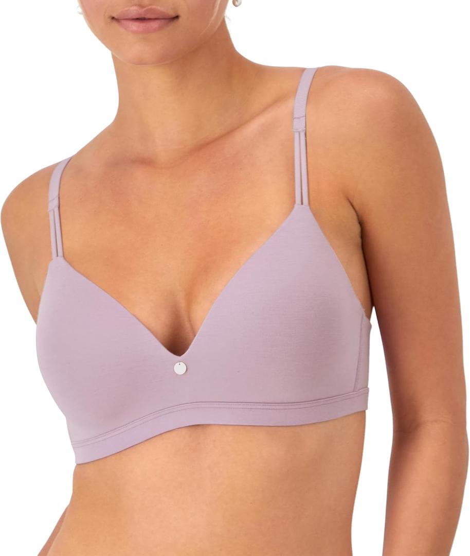 Maidenform Women's, Everyday Luxe T-Shirt, Wireless Convertible Bra (36C)