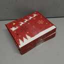 2 x Vintage Classic Skull Cap Beanie Hat Cuffed Winter Hat Knit Comes with Warm Gloves Gifts for Men Women Fans (Medium-Large)