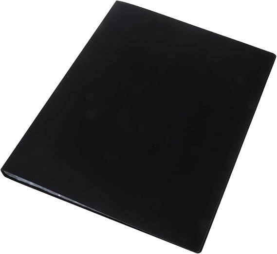 Display Book 20 Pockets, Portfolio Presentation Folder, Black