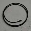 Monoprice RG6 Quad Shield CL2 Coaxial Cable with F Type Connector - 18AWG, 75 Ohm, 6 Feet, Black
