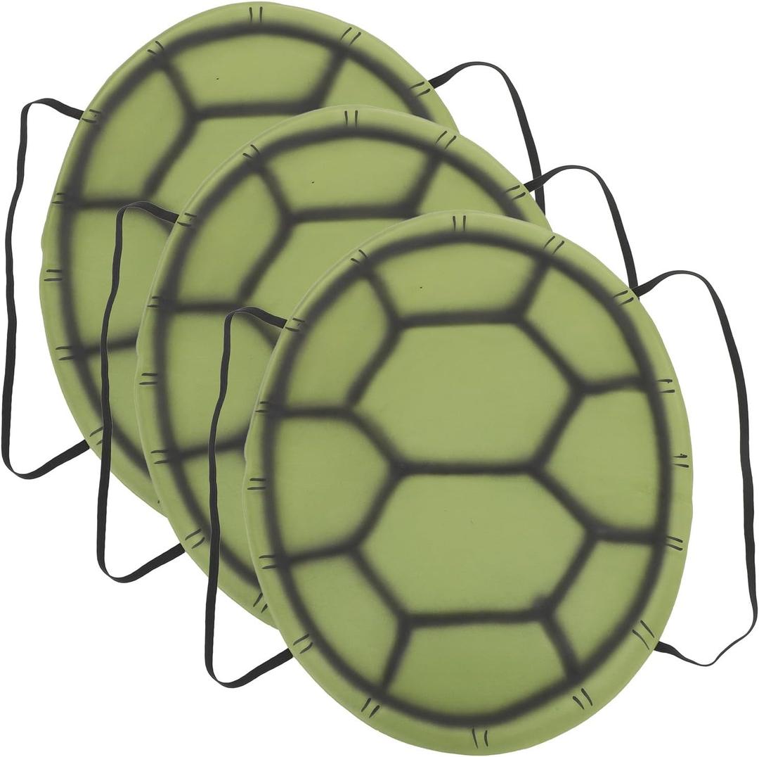 3pcs Turtle Shell Costumes Props for Kids & Adults, Ninja Costume Turtle Shell Backpack for Halloween Dress Up Cosplay Accessories