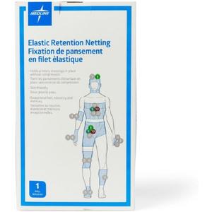 Medline Stretch Tubular Elastic Dressing Retention Net, Size 9,(35" x 25 yds), Ideal for Wound Care, Single Pack