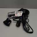 Conair Hair Dryer, 1875W Full-Size Hair Dryer with Ionic Conditioning, Blow Dryer, Tourmaline Ceramic Technology for Quick Drying, Black/Chrome