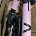 AERO MOBILITY Kick Scooter for Kids 6+, Teens & Adults | Light Up Wheels, Hand Brake, Rubber Deck Mat & Shock Absorption | Foldable & Height Adjustable, Pink