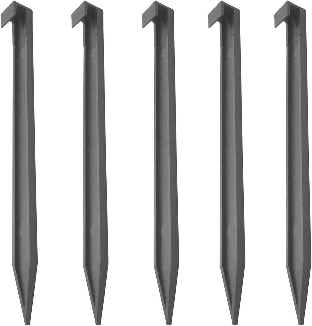 40 Pcs Garden Landscape Anchoring Stakes,10 Inches Yard Stakes for Terrace Boards, Weed Fabric, Garden Inflatable Decor Fixing
