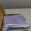 3 Pack Adult Bibs, Microfiber Super Soft Eating Cloth for Adults, Disabled, Adjustable, Dining Clothing Protector (Pure Grey+blue+purple)