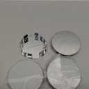 4Pcs Open End Plus Plug Center Caps for EZ Lube Outer 56.5mm(2.22in) Inner 47.4mm(1.87in) Chrome Plastic Hub Caps