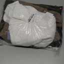 4 Pack Women's Long Sleeve Thermal Shirts Fleece Lined V Neck Slim Fit Underwear Base Layer Basic Winter Warm Tops (Medium, Black, White, Olive Green, Gray Coffee)