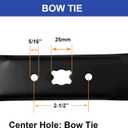 (2 Pack) Replacement Mulching Lawn Mower Blades Cub-Cadet MTD Troy Bilt 942-0741A, 742-04100, 742-0741, 742-0741A, 942-0741, Fits TB110 TB130 TB210 TB230 TB220 TB240 TB280ES TB320 for 21” Deck Mower