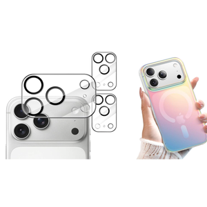 JETech Camera Lens Protector bundle for the iPhone 17 Pro 2 pack