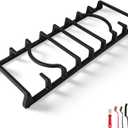 Center Burner Grate Cast Iron Grate Heavy Duty & Stable Support Compatible with Samsung Gas Range NX58H5600SS NX58H9500WS NX58R5601SS Replace#: DG94-00938A DG94-00469A DG94-00469B
