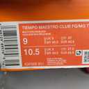 Nike Tiempo Maestro Club Multi-Ground Low-Top Soccer Cleats (Multi-Color/Black) Size M 9 W 10.5