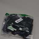 CUPSHE Bikini Set for Women Bathing Suit High Waisted Scalloped V Neck Two Pieces Swimsuit (Medium, Black)