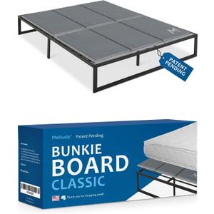Meliusly Premium 10mm Bunkie Board King Size (76x80'') Patent Pending Low Profile Bed Board Design - Breathable, Noise Minimizing, Moisture Resistant Bunkieboards, Low Profile Bed Support